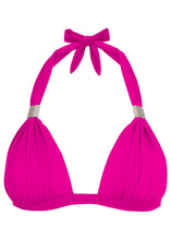 Load image into Gallery viewer, Goddess Push-Up Halter Top  - Electric Pink

