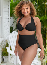 Load image into Gallery viewer, Marilyn Push-Up Bikini Top - Black Beauty
