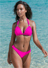 Load image into Gallery viewer, Goddess Push-Up Halter Top  - Electric Pink
