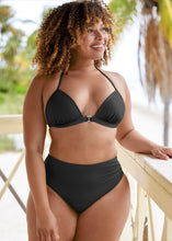 Load image into Gallery viewer, Santa Cruz Push-Up Triangle Top - Black Beauty
