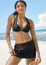 Load image into Gallery viewer, Marilyn Push-Up Bikini Top - Black Beauty
