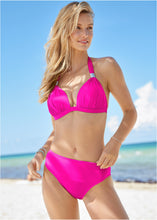 Load image into Gallery viewer, Goddess Push-Up Halter Top  - Electric Pink
